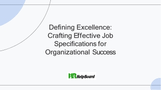 defining excellence crafting e ff ective