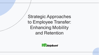 strategic approaches to employee