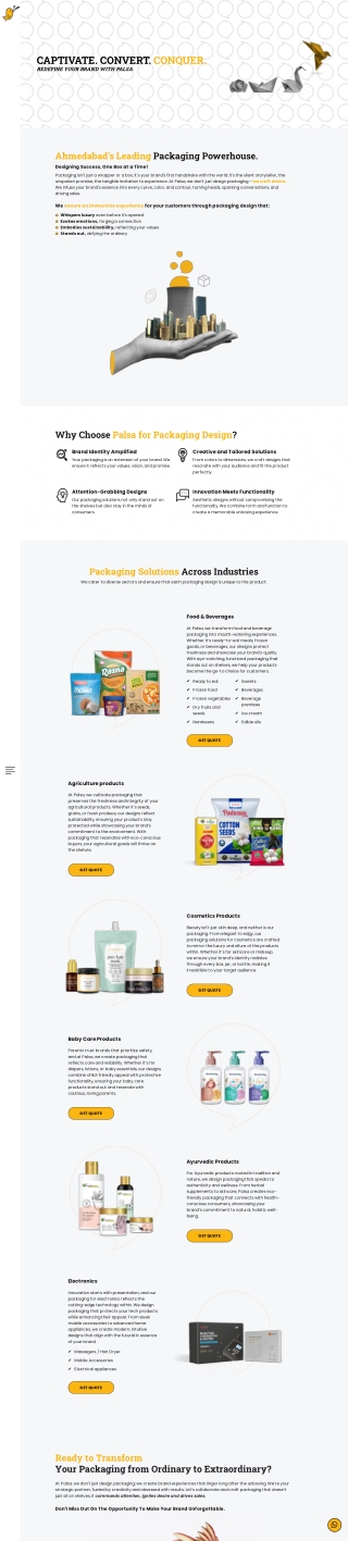 captivate convert conquer redefine your brand