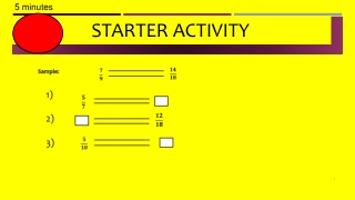starter activity