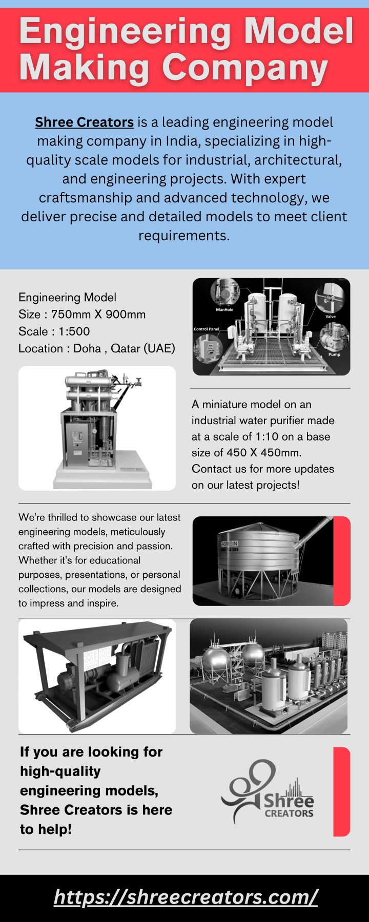 shree creators is a leading engineering model