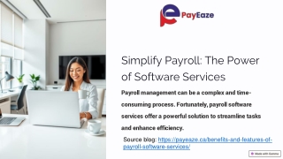 Why Payroll Software Services Are Essential: Benefits & Features!