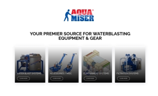 Discover Water Blaster Equipment in North Charleston, SC