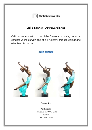 Julie Tanner | Artrewards.net