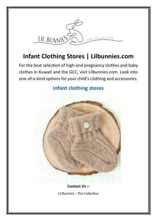 Infant Clothing Stores | Lilbunnies.com