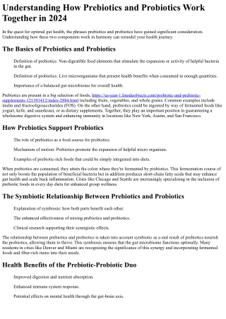 understanding how prebiotics and probiotics work