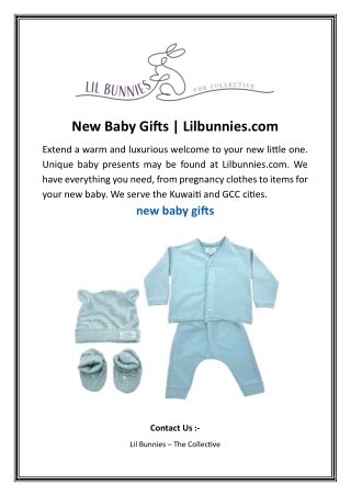New Baby Gifts | Lilbunnies.com