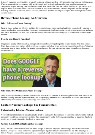 Your Complete Toolkit for Successful Phone Number Lookups