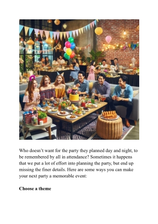 How to Host a Party That People Will Actually Want to Attend?