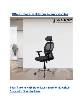 office chairs in udaipur by my cubicles
