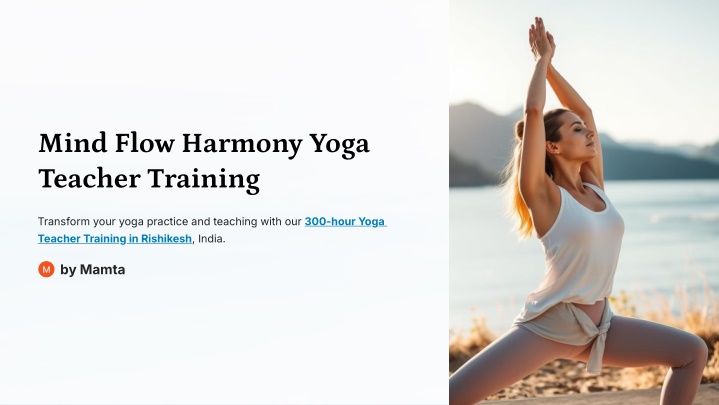 mind flow harmony yoga teacher training