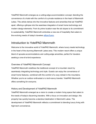 yotelpadmammoth-Article