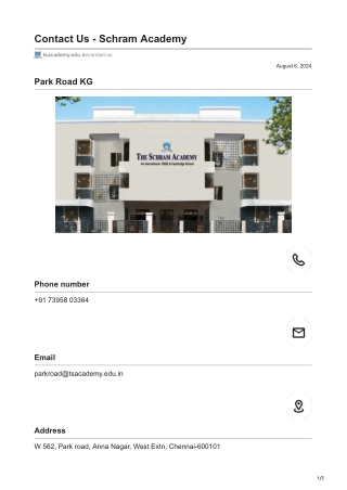contact us schram academy
