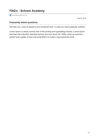 faq s schram academy