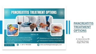 pancreatitis treatment options