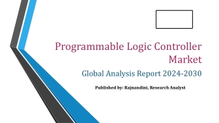 programmable logic controller market global analysis report 2024 2030