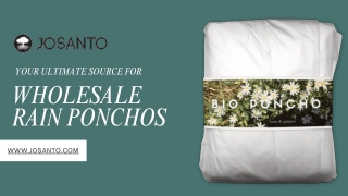Your Ultimate Source for Wholesale Rain Ponchos