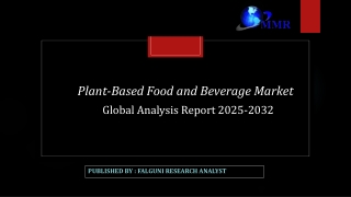 Plant-Based Food & Beverage Market: A Sustainable Future of Nutrition