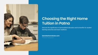 Find Top Home Tuition Services in Patna