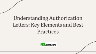 understanding authorization letters key elements and best practices
