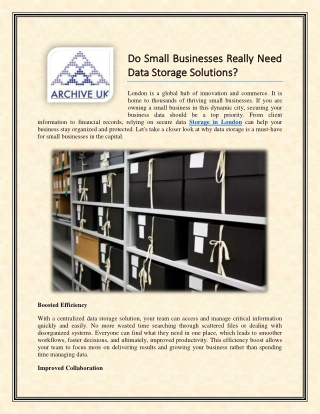do small businesses really need do small