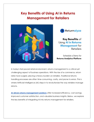 Key Benefits of Using AI in Returns Management for Retailers