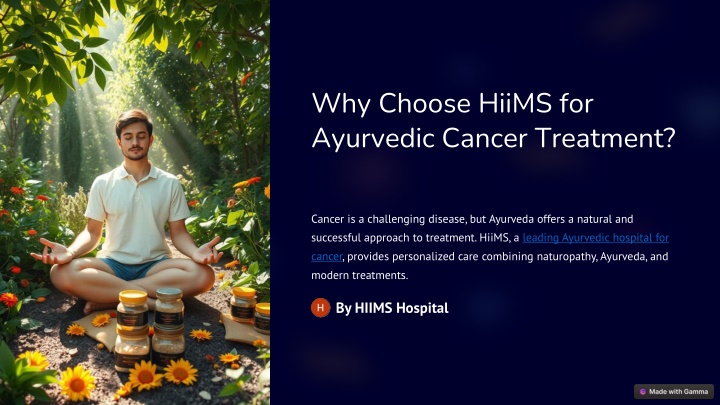 why choose hiims for ayurvedic cancer treatment