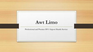 Professional and Premier SFO Airport Shuttle Service