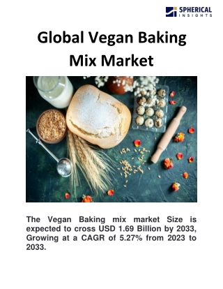 Global Vegan Baking Mix Market