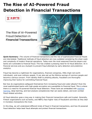 the rise of ai powered fraud detection