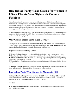 Elevate Your Style with Varman Fashions