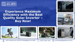 experience maximum efficiency with the best quality solar inverter buy now