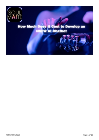 NSFW AI Chatbot Development: Cost Factors, Challenges, and Investment Insights