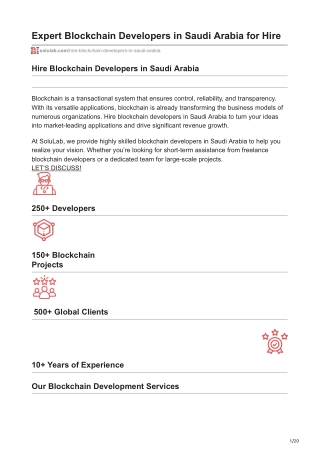 expert blockchain developers in saudi arabia