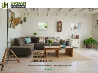 need interior design specialist