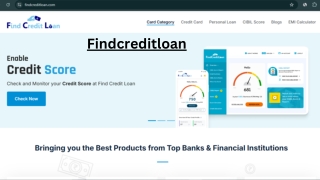 FindCreditLoan – Fast & Easy Loan Solutions for Your Financial Needs
