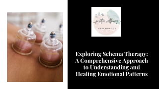 exploring schema therapy a comprehensive approach