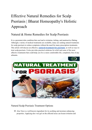 effective natural remedies for scalp psoriasis