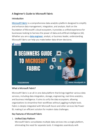 a beginner s guide to microsoft fabric a beginner