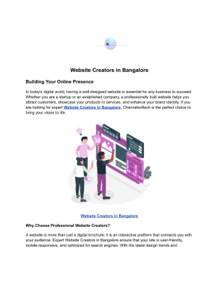 Website Creators in Bangalore
