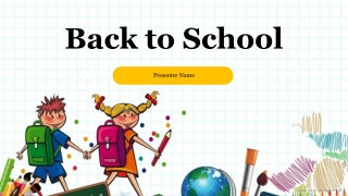 Back to School Presentation- SlidesBrain