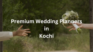 premium wedding planners in kochi