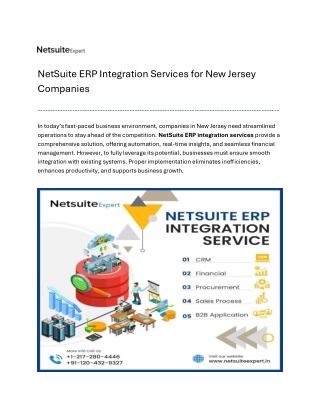 netsuite erp integration services for new jersey