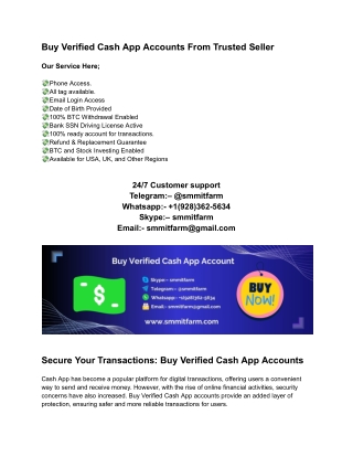 How to Buy Verified Cash App Accounts in 2025