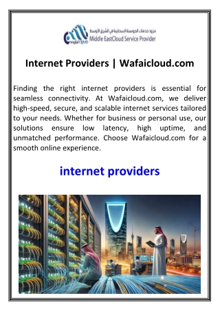 Internet Providers  Wafaicloud.com