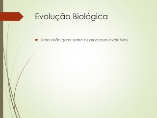 evolu o biol gica