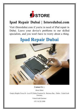 Ipad Repair Dubai  Istoredubai.com