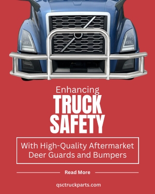 Enhancing Truck Safety with High-Quality Aftermarket Deer Guards and Bumpers