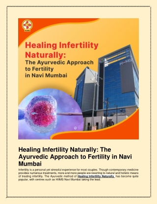 Healing Infertility Naturally
