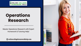 operations research